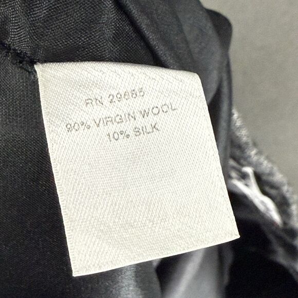 Y2K Prep Pendleton Pants Sz 10 Speckled Gray Virgin Wool Silk Trousers USA - Picture 9 of 10